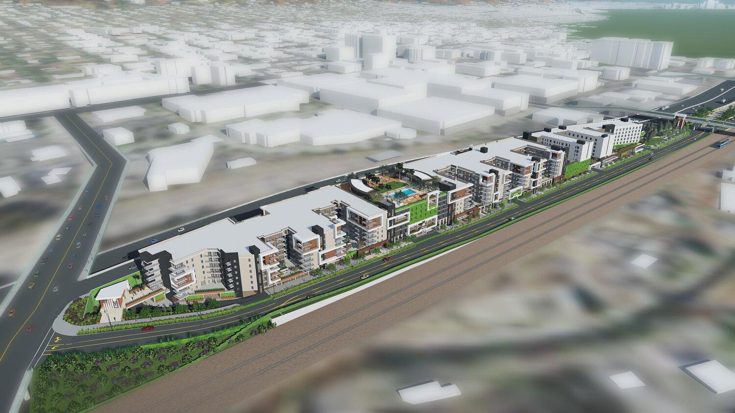 573 apartments start to rise at 777 N Front Street in Burbank